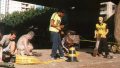 Atrocidade Grande. HAPAX. Intevenção-performance-som. Praça da República -MASP. São Paulo. 2001